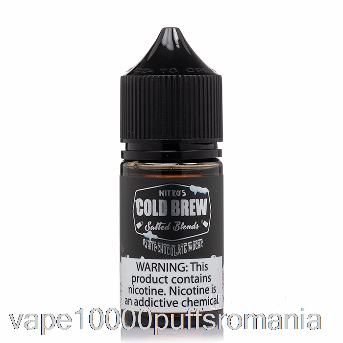 Vape Romania Ciocolata Alba Mocha - Nitros Cold Brew Saruri - 30ml 45mg